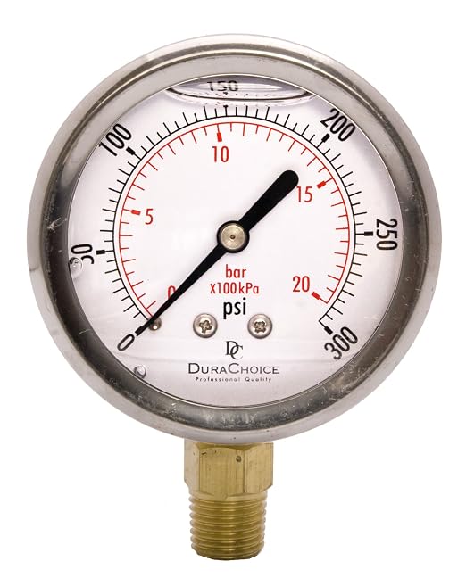 2-1/2" Oil Filled Pressure Gauge by DirectMaterial