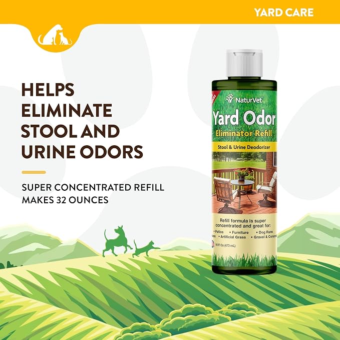 NaturVet – Yard Odor Eliminator | Eliminate Stool and Urine Odors from Lawn and - Image 2