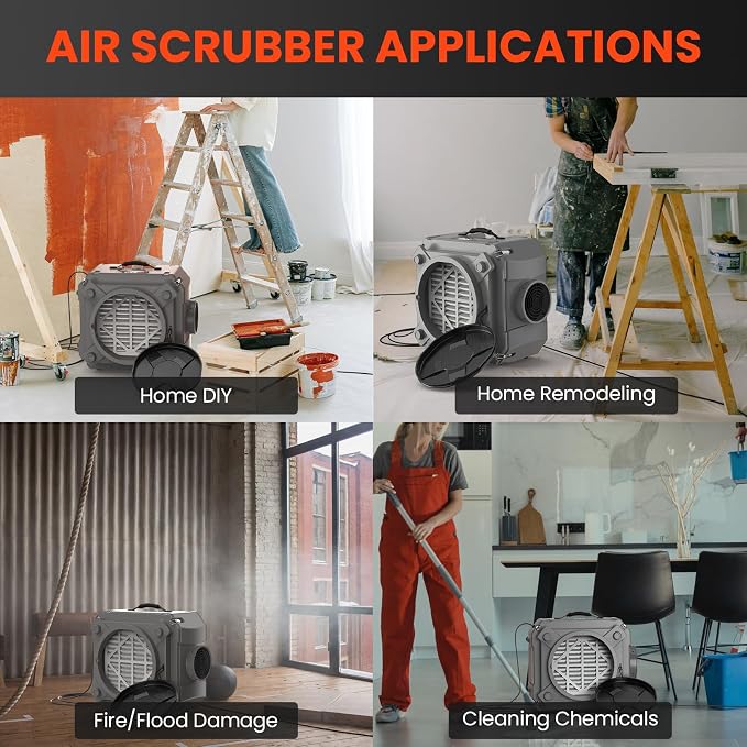 Abestorm Air Scrubber, Negative Air Machine - Image 8