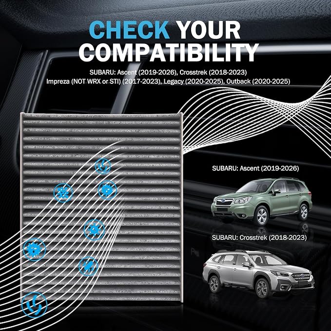 2PCS Cabin Air Filter Accessories - Image 2