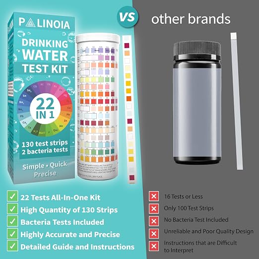 22 in 1 Drinking Water Test Kit 130 Strips - Image 4