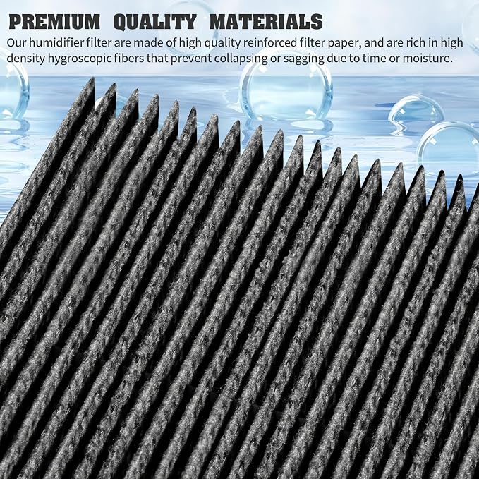 DerBlue 8pcs Wick Replacement Filter and 4pcs Top Fill Humidifier Replacement - Image 3