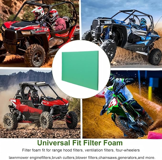 Foam Air Filter Material Sheet for Uni Filter-BF-1 BF1-14" X 17" X 5/8" - Image 6