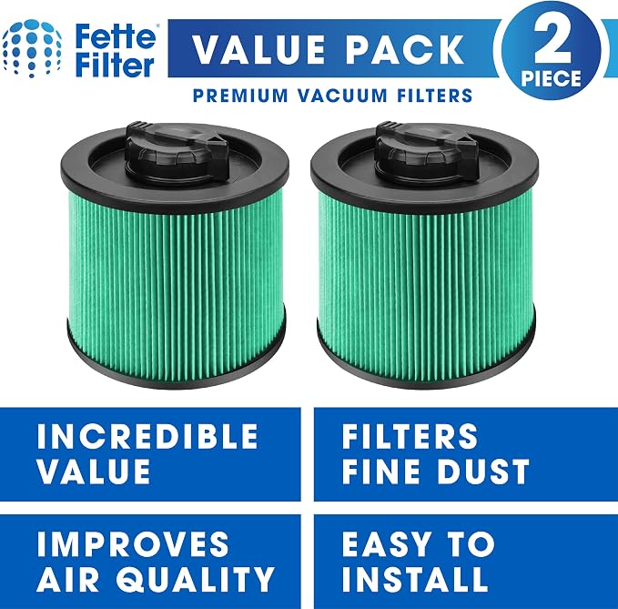 Fette Filter - DXVC4003 Premium HEPA Cartridge Filter Replacement Compatible - - Image 2