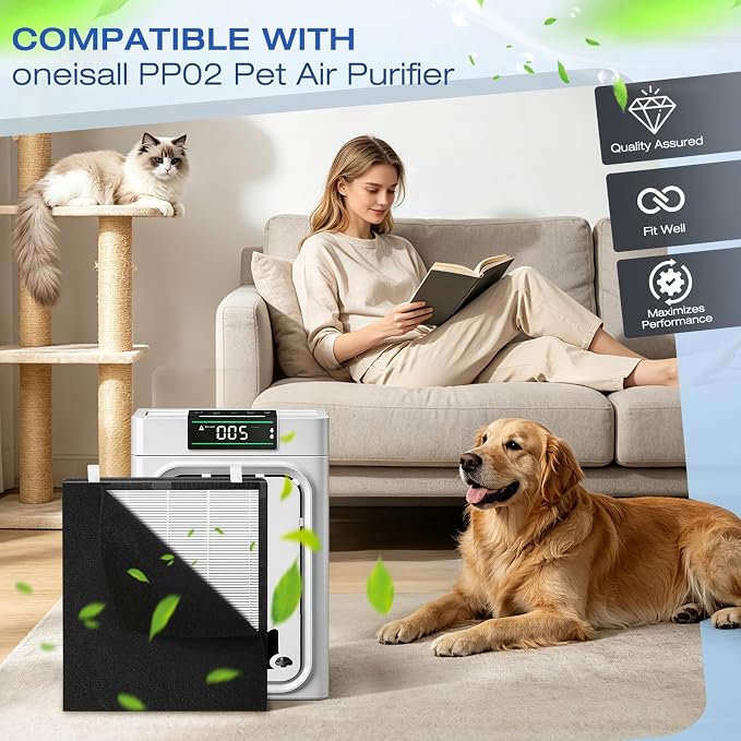 2 Pack PP02 Replacement Filter Compatible - Image 2