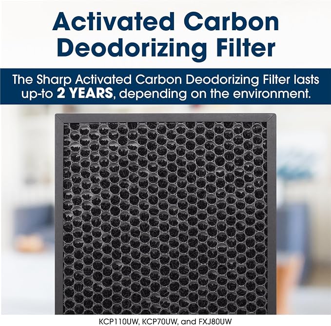 Sharp FZ-J80DFU 2 Year Active Carbon Deodorizing Filter - Image 2