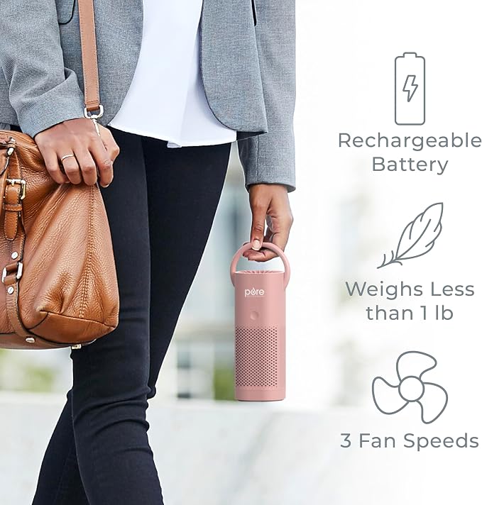 Pure Enrichment PureZone Mini Portable Air Purifier - Image 3