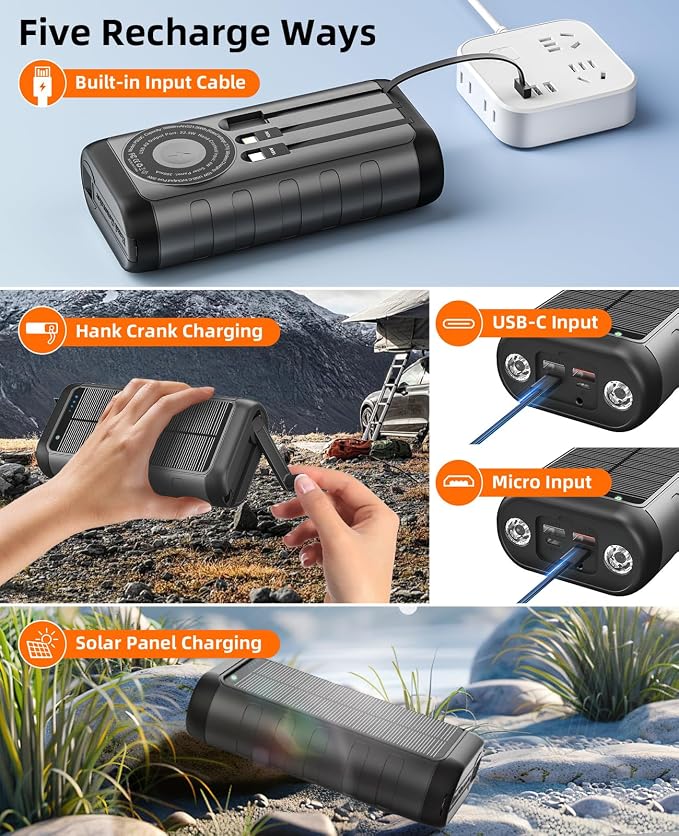 Solar Charger, 59800mAh Portable Power Bank - Image 3