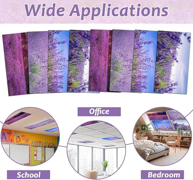 8 Pcs Fluorescent Light Covers - Image 4