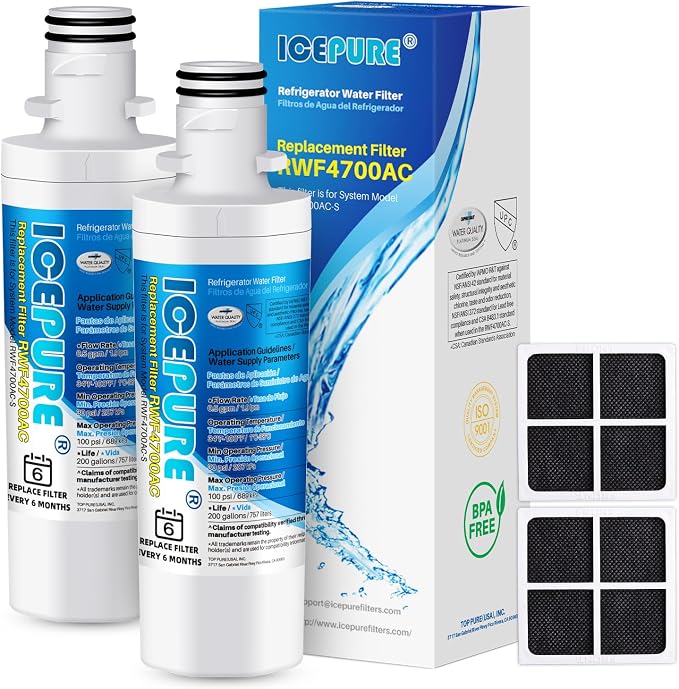 ICEPURE ADQ747935 Replacement for LG LT1000P Kenmore Elite 9980 MDJ64844601 by ICEPURE