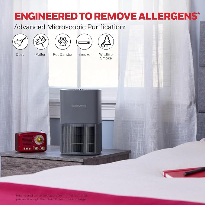 Honeywell Allergen Plus Compact Small Room HEPA Air Purifiers - Image 5