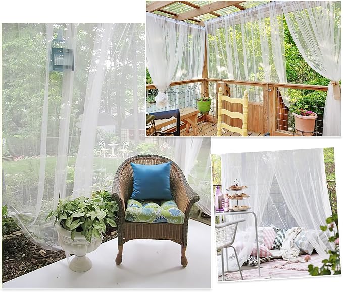RYB HOME Outdoor Mosquito Net for Porch/Patio/Canopy/Gazebo by RYBHOME