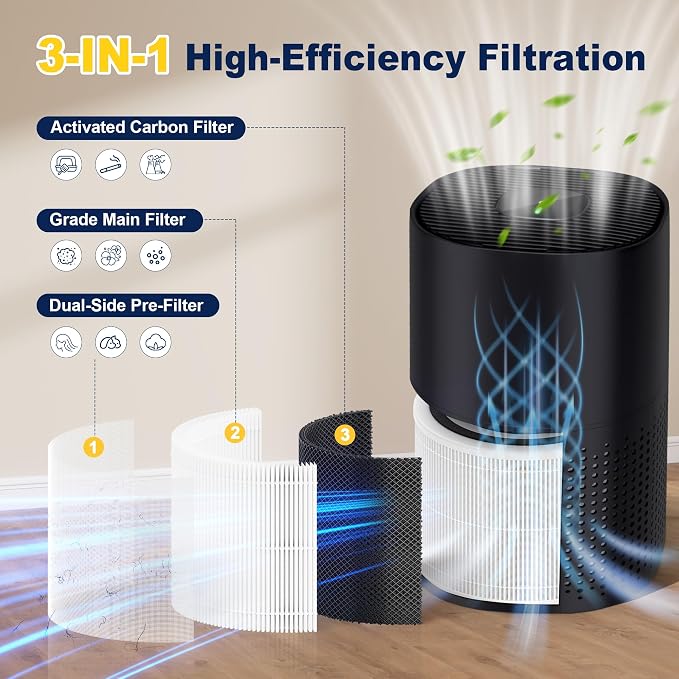 4 Pack 240 Replacement Filter Compatible - Image 3