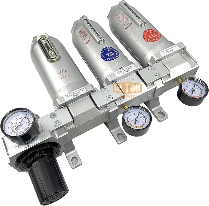 1" NPT SUPER DUTY Industrial Grade 4 Stages Filter Coalescing Desiccant Dryer - Image 4