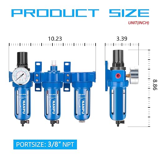 NANPU Zinc Alloy 3 Stage Air System - Image 4