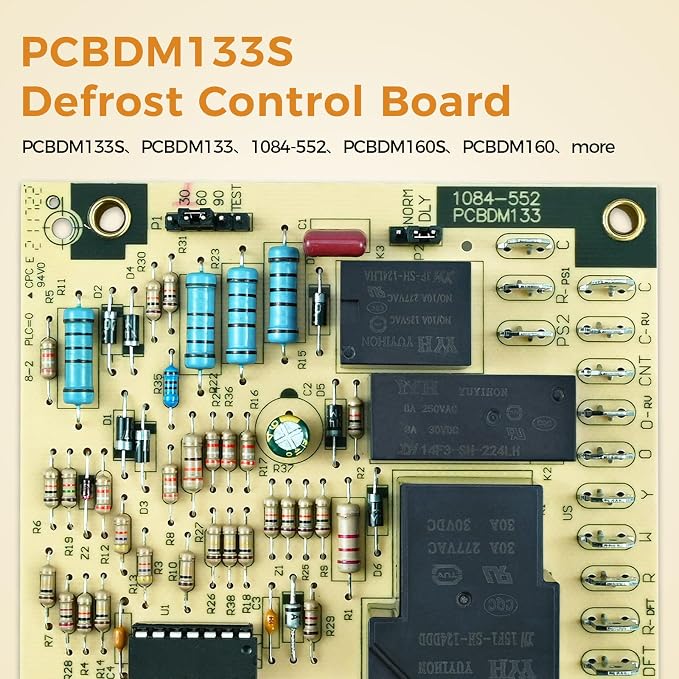 PCBDM133S Defrost Control Board 1084-552, Goodman Defrost Board Replacement - Image 2
