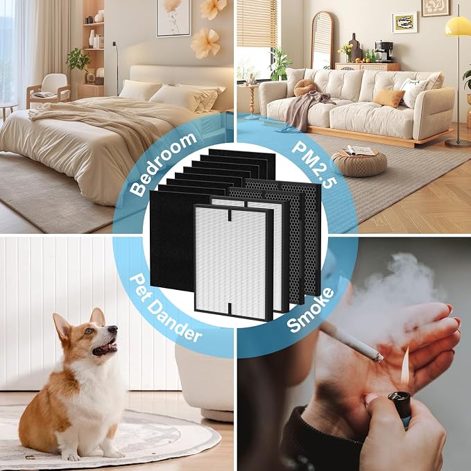 12 Pack 3000 Air Replacement Filter, Compatible - Image 5
