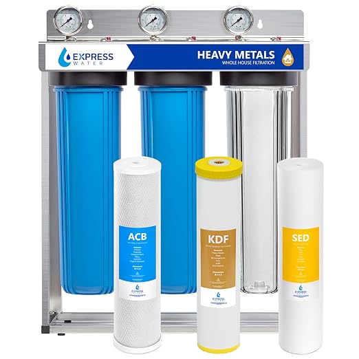 Whole House Water Filter System| HEAVY METAL| 3 Stage Water Purifier Whole Home by ExpressWater