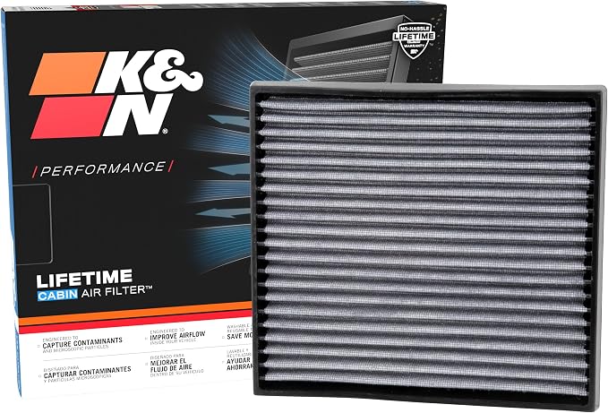 K&N LIFETIME Cabin Air Filter: Premium, Clean Air by KNEngineeringInc