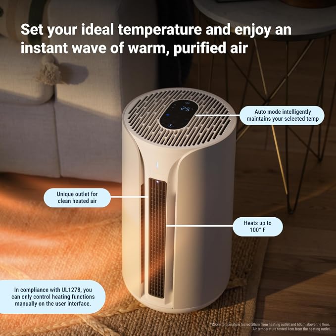 BLUEAIR ComfortPure Most Powerful 3-in-1 Air Purifier: Cooling, Purifying - Image 7