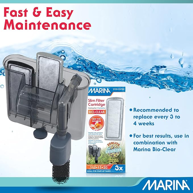 Marina Slim Filter Carbon Plus Ceramic Cartridge, 3 Cartridges each - Image 5