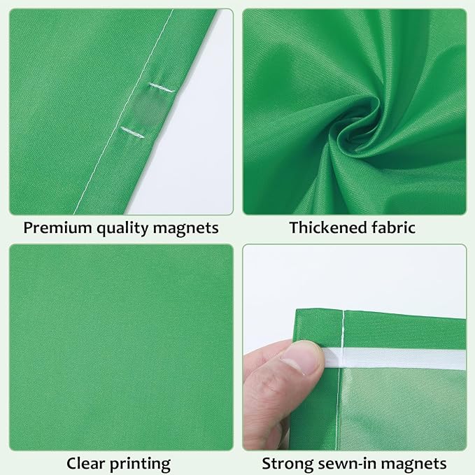 6PCS Fluorescent Light Covers, 4x2 Feet Magnetic Light Cover Fluorescent Lights - Image 3