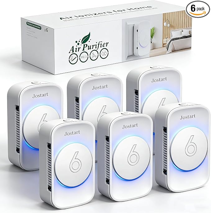 Air Ionizer for Home, Ionic Air Purifier Plug in by Jostart