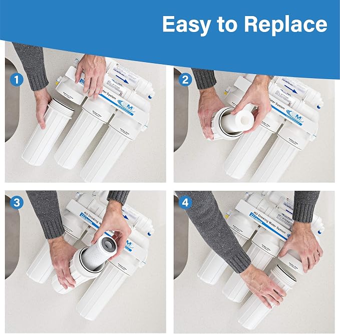 APPLIED MEMBRANES Reverse Osmosis Membrane and Filter Replacement, 50 GPD - Image 5