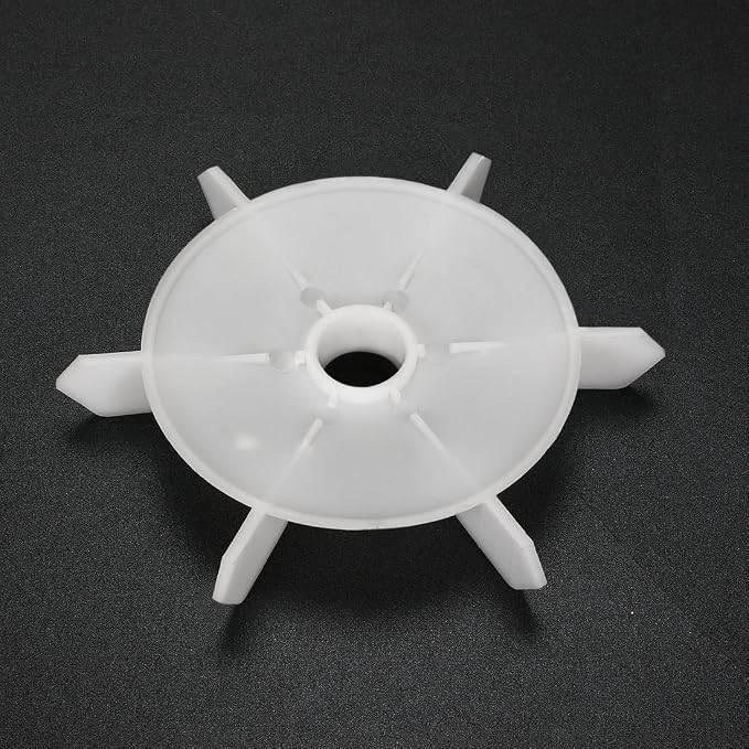 uxcell Motor Fan Blade 140mmx16mm D Shape Bore White Engineering Plastic - Image 3