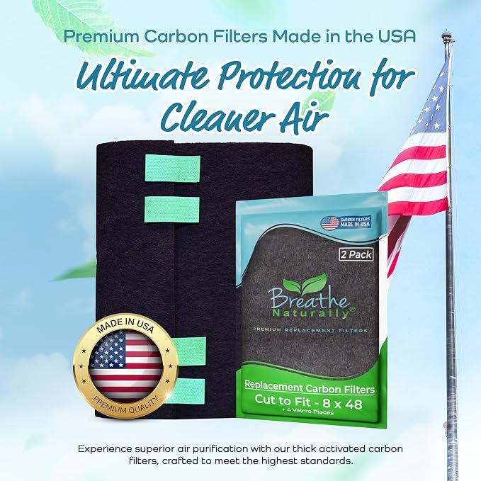 Breathe Naturally Universal Cut To Fit Carbon Activated Air Filter - Image 2