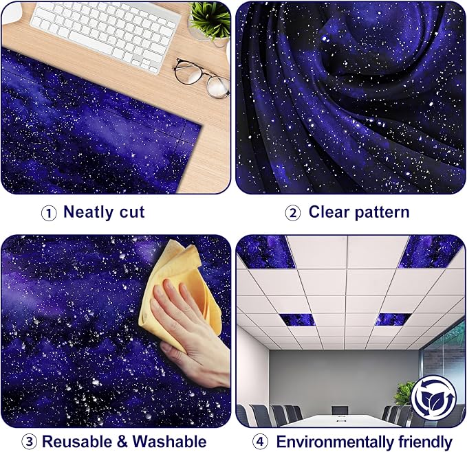 Aheroi 8Pcs Fluorescent Light Covers - Image 3