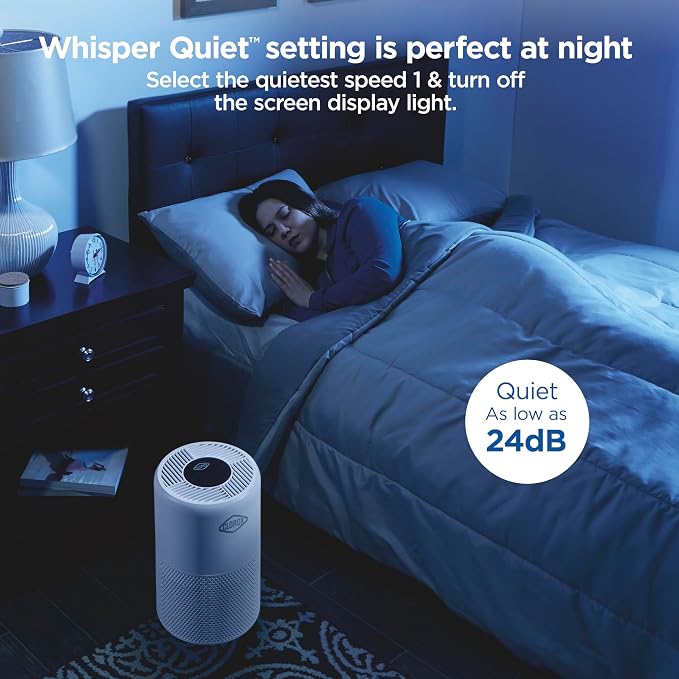 Clorox Turbo Air Purifiers for Home, True HEPA Filter, Quickly Cleans Medium - Image 7