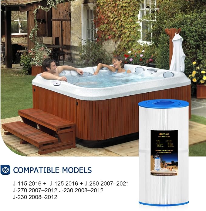 REEPLAR RPF2540 Hot Tub Filter Replace Jacuzzi 2540-381 Compatible - Image 4