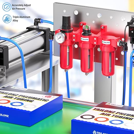 TAILONZ PNEUMATIC 0-150PSI 3/8 Inch NPT Aluminum Alloy Industrial Grade Three - Image 3
