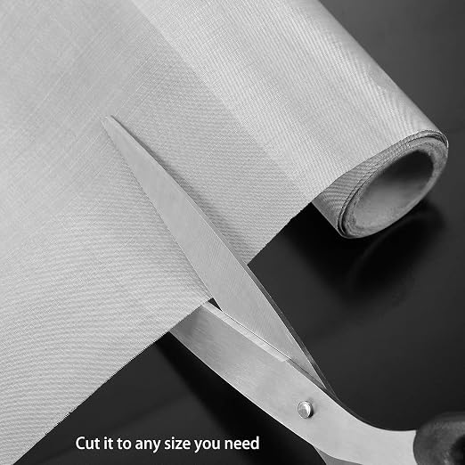 2 Packs 304 Stainless Steel Woven Wire 120 Mesh Fine Screen Mesh Steel Woven - Image 4