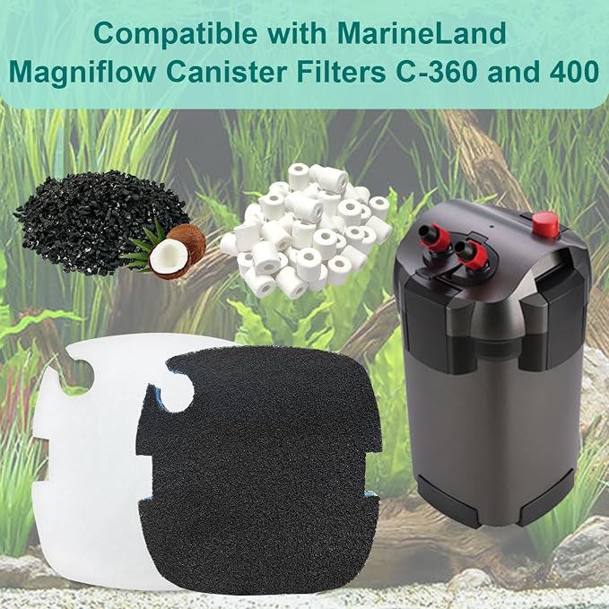 16 Packs Aquarium Filter Media Kit Compatible - Image 2