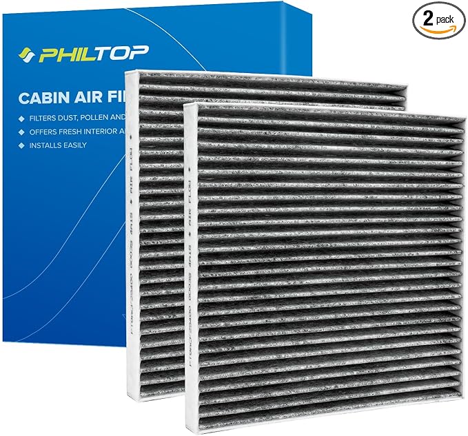 PHILTOP HEPA Cabin Air Filter w/Activated Carbon, Compatible by PHILTOP
