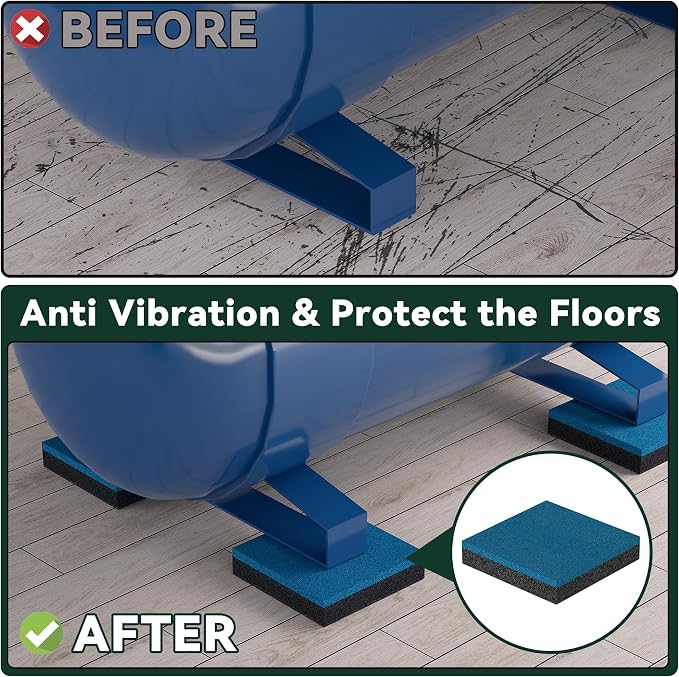 Flehomo Anti Vibration Rubber Pads, Extra Elastic Shock Isolator - Image 7