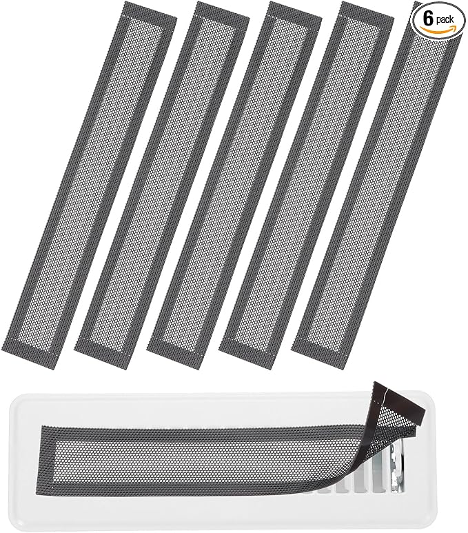 YOKIVE 6 Pcs Magnetic Floor Vent Covers, Floor Register Cover PVC Mesh Air Vent by YOKIVE