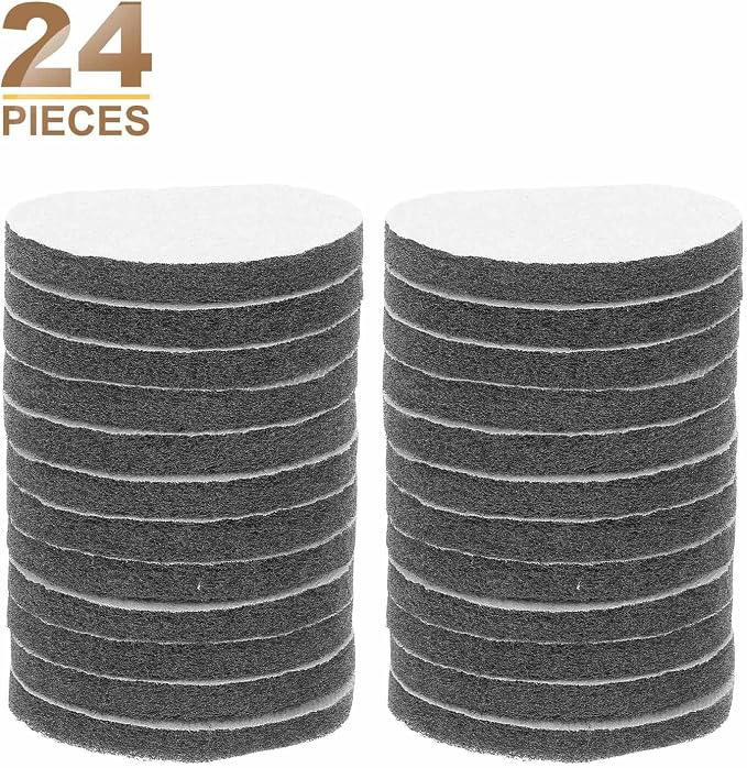 HARFINGTON 24pcs Scrubber Scouring Pads 1200 Grits 4 Inch Drill Power Brush - Image 3