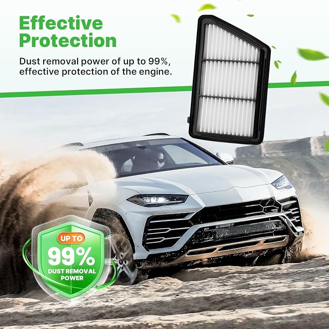 Engine+Cabin Air Filters Kit Fit - Image 3