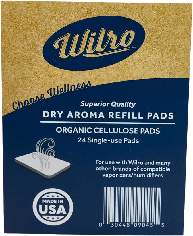 Wilro Humidifier, Aroma Diffuser Refill Pads, Unscented Replacement Pads by Wilro