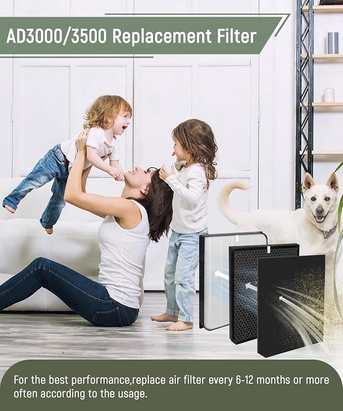 7-Pack AD3000 Replacement Filter Compatible - Image 8