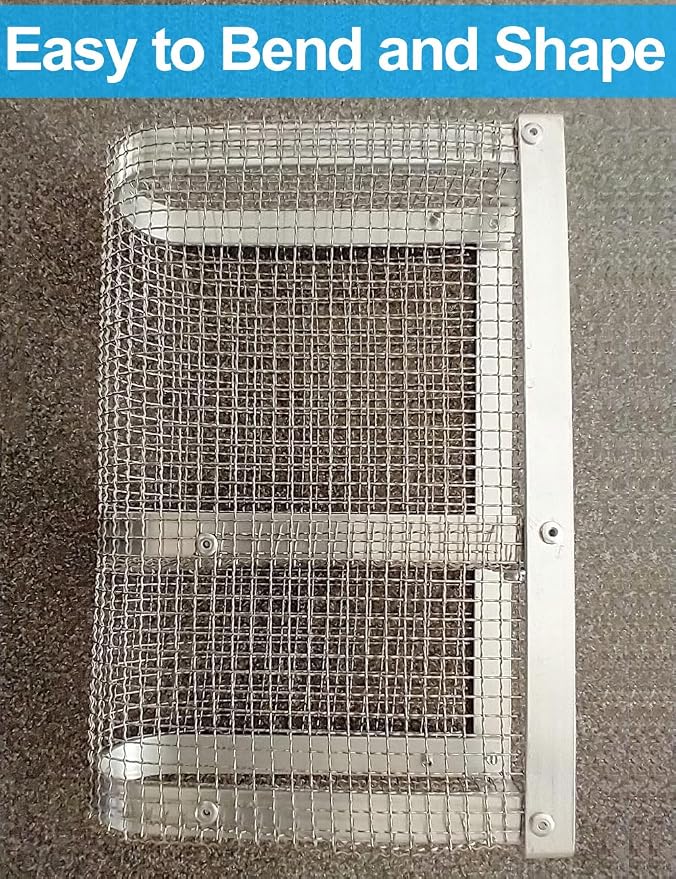 4Pack 5Mesh 10'' x 14'' Wire Mesh Screen, 304 Stainless Steel Anti-Rusted Mesh - Image 6