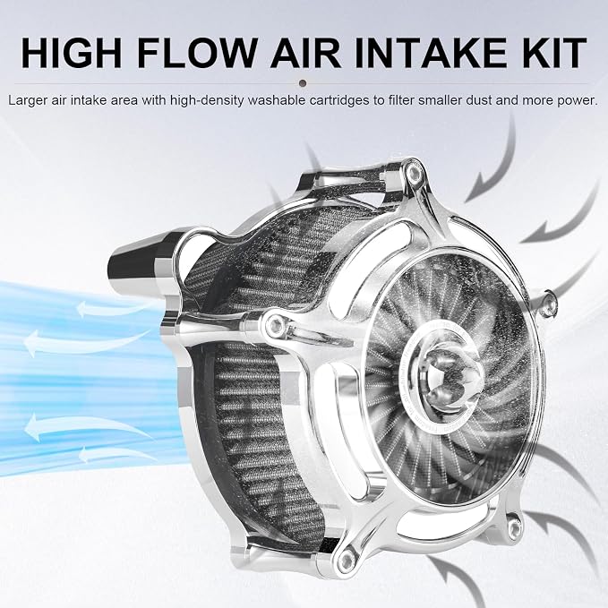 Air Filter Cleaner for Harley Davidson Softail Touring Street Road King Glide - Image 4
