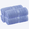 Melissa Linen, Fingertip Towels 4 Pack, 100% Turkish Cotton, Small Hand Towels for Body and Face, 12 x 18 in, Soft and Absorbent, Quick Dry, (Cobalt Blue Fingertip Towels)