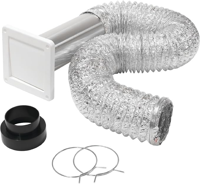 Homewerks HW481-UL181 Wall Vent Duct Kit by HomewerksWorldwide
