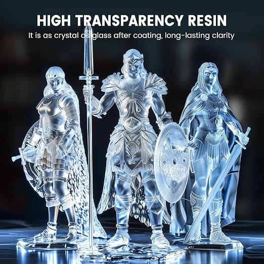 SUNLU High Clear 3D Printer Resin, High Transparency 3D Printing Resin - Image 2