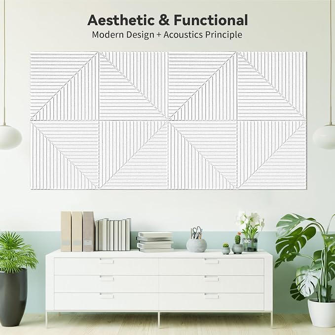 Art3d 6-Pack Self-Adhesive Acoustic Wall Panels - Image 6