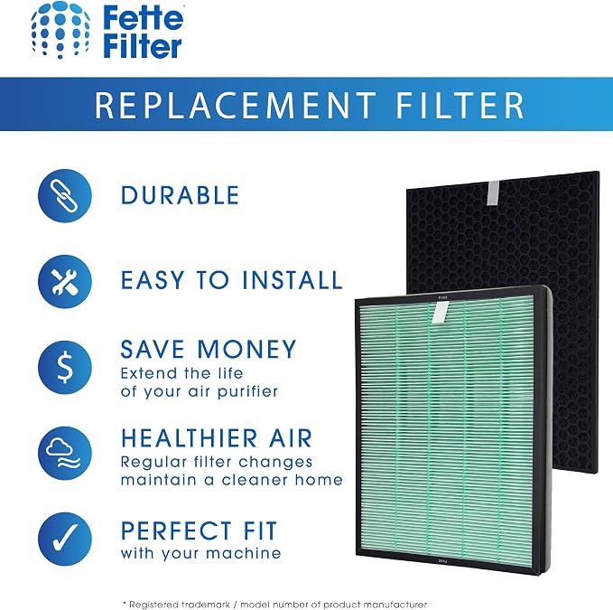 Fette Filter - Air Purifier Replacement Set Compatible - Image 2